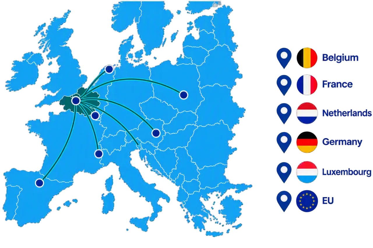Belgium & European Project Corridors
